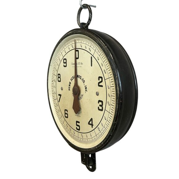 Penn Scale MFG Scale Series 820 Philadelphia PA Capacity 20 LBS Hanging Farm - Picture 5 of 8